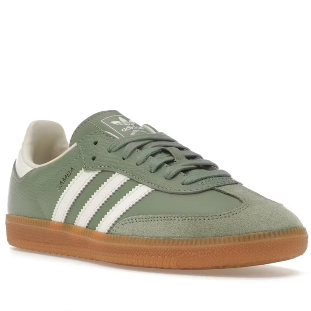 Adidas Samba OG Silver Green women’s size 8.5
